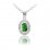 Martisor pandantiv din argint 925 "Emerald Sky"