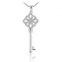 Martisor pandantiv din argint 925 Lucky Diamond Key