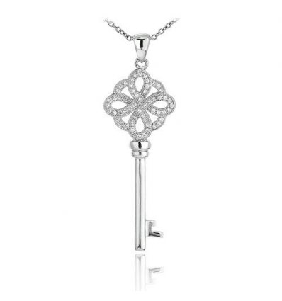 Martisor pandantiv din argint 925 Lucky Diamond Key