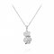 Colier din argint 925 cu cristale "Charmy Bunny"