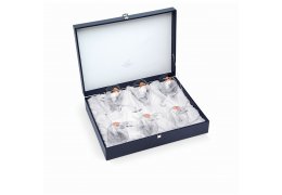 Set de 6 pahare pentru vin "Arabesque Rose Gold" by Chinelli Italy