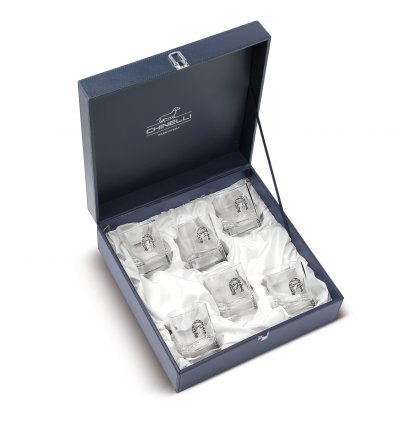 Set de 6 pahare pentru whisky "Luck" by Chinelli Italy