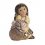 Fetita cu pisici - figurina din ceramica