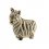Pui de zebra din ceramica portelanata