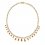 Colier placat cu aur cu pietre cubic zirconia